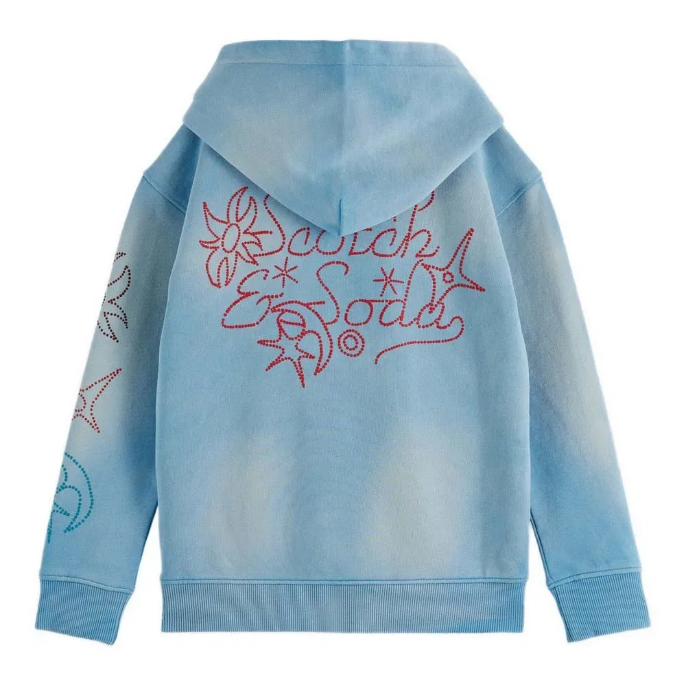 Худи Scotch & Soda, синий — фото 2