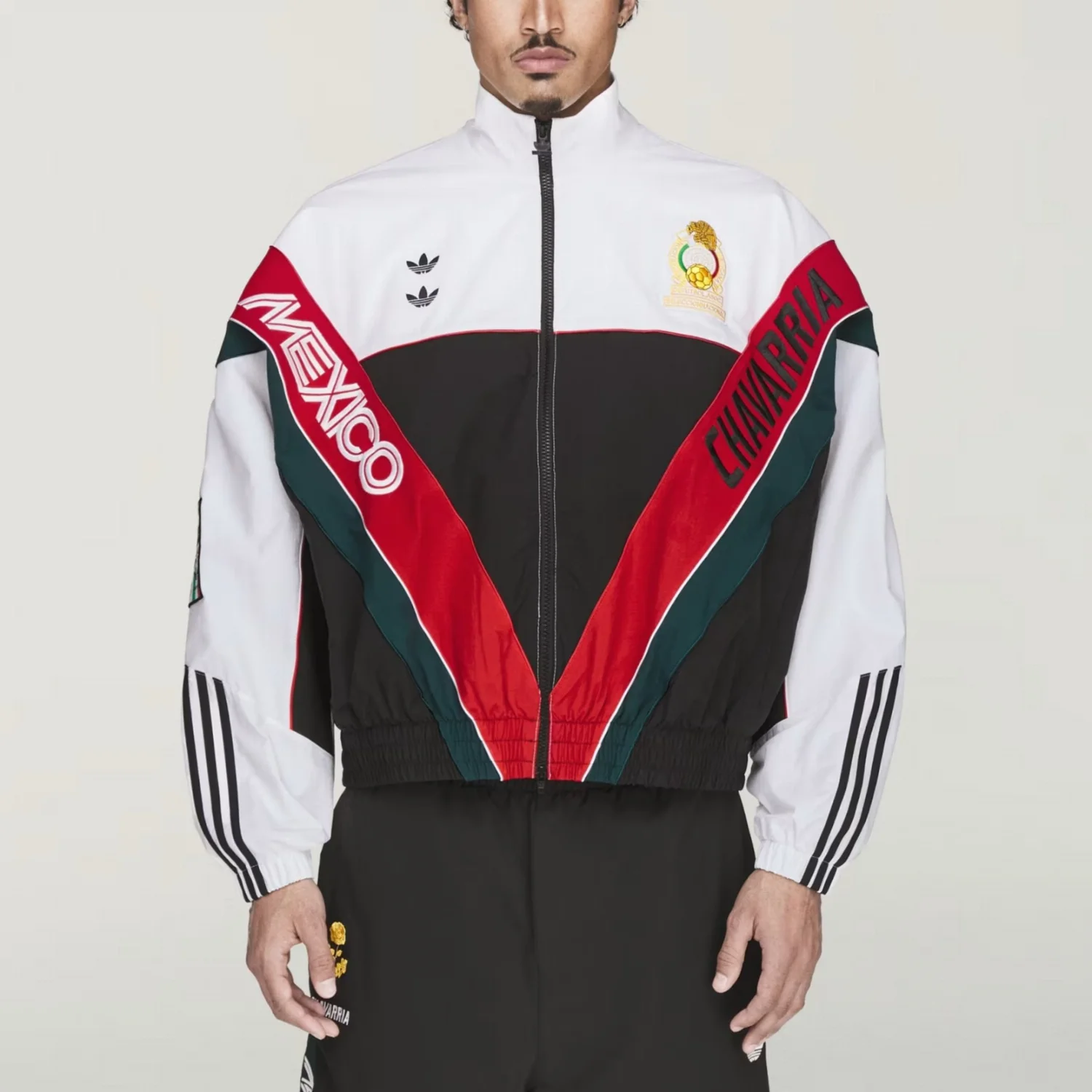 Куртка Adidas Originals X Willy Chavarria, белый/черный