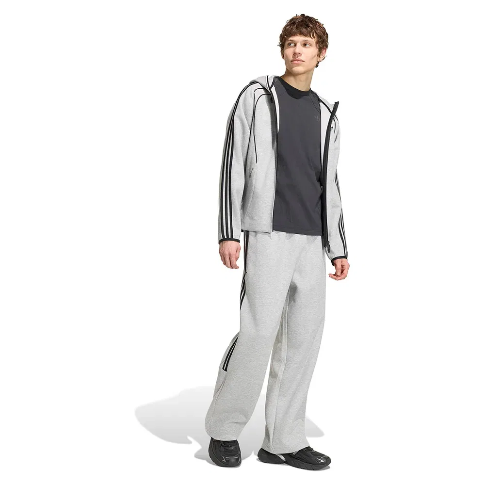Мужские спортивные брюки свободного кроя Spacer Teamgeist 26 Cutline Open Hem Adidas Originals, Grey — фото 4