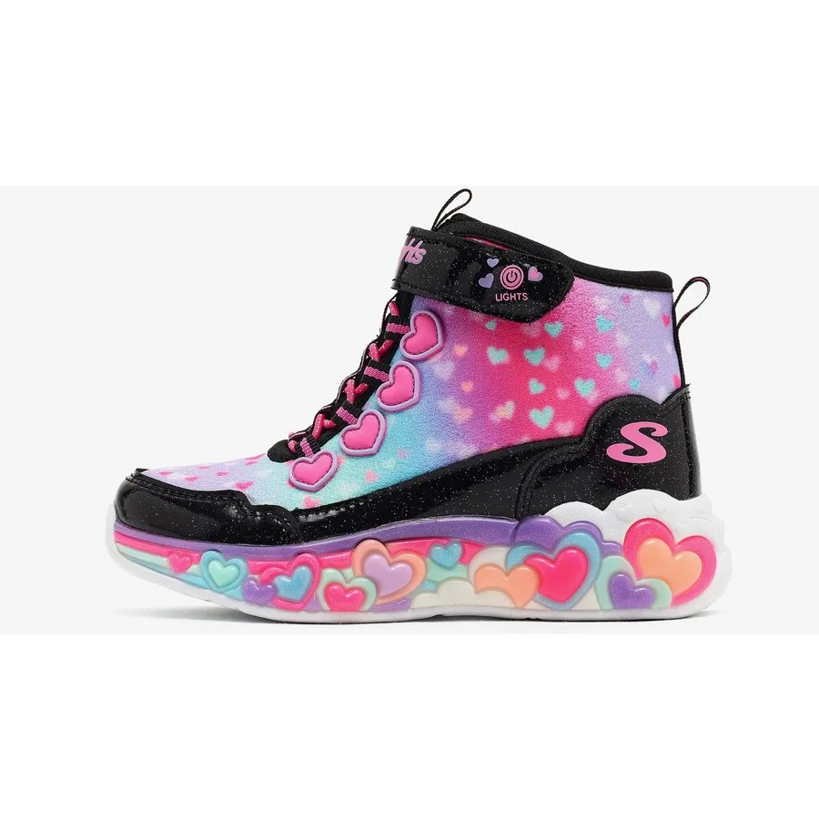Ботинки с подсветкой Eternal Heart Lights Skechers, Черный