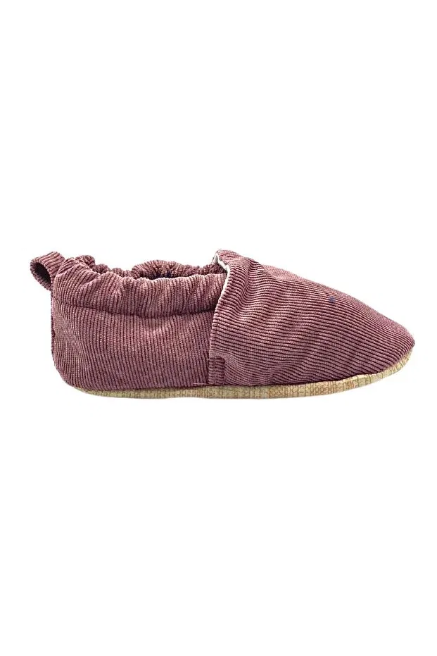Детские пинетки для новорожденных текстильные Corduroy Cotton Non-Slip First Step Baby Booties Morgedan, Pink — фото 3