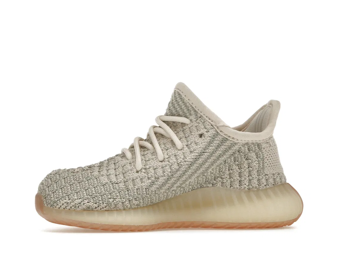 Детские кроссовки с носковой конструкцией Adidas Yeezy Boost 350 V2, Citrin Citrin Citrin — фото 3