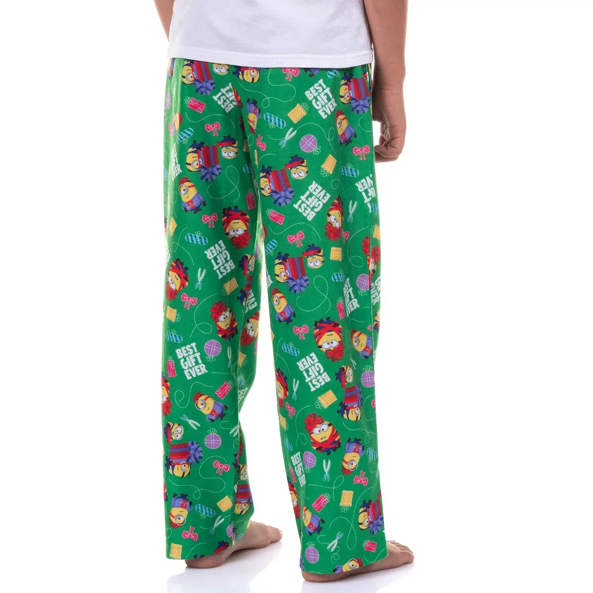 Детские пижамные штаны для мальчиков с принтом Minions Best Gift Ever INTIMO, Green — фото 4