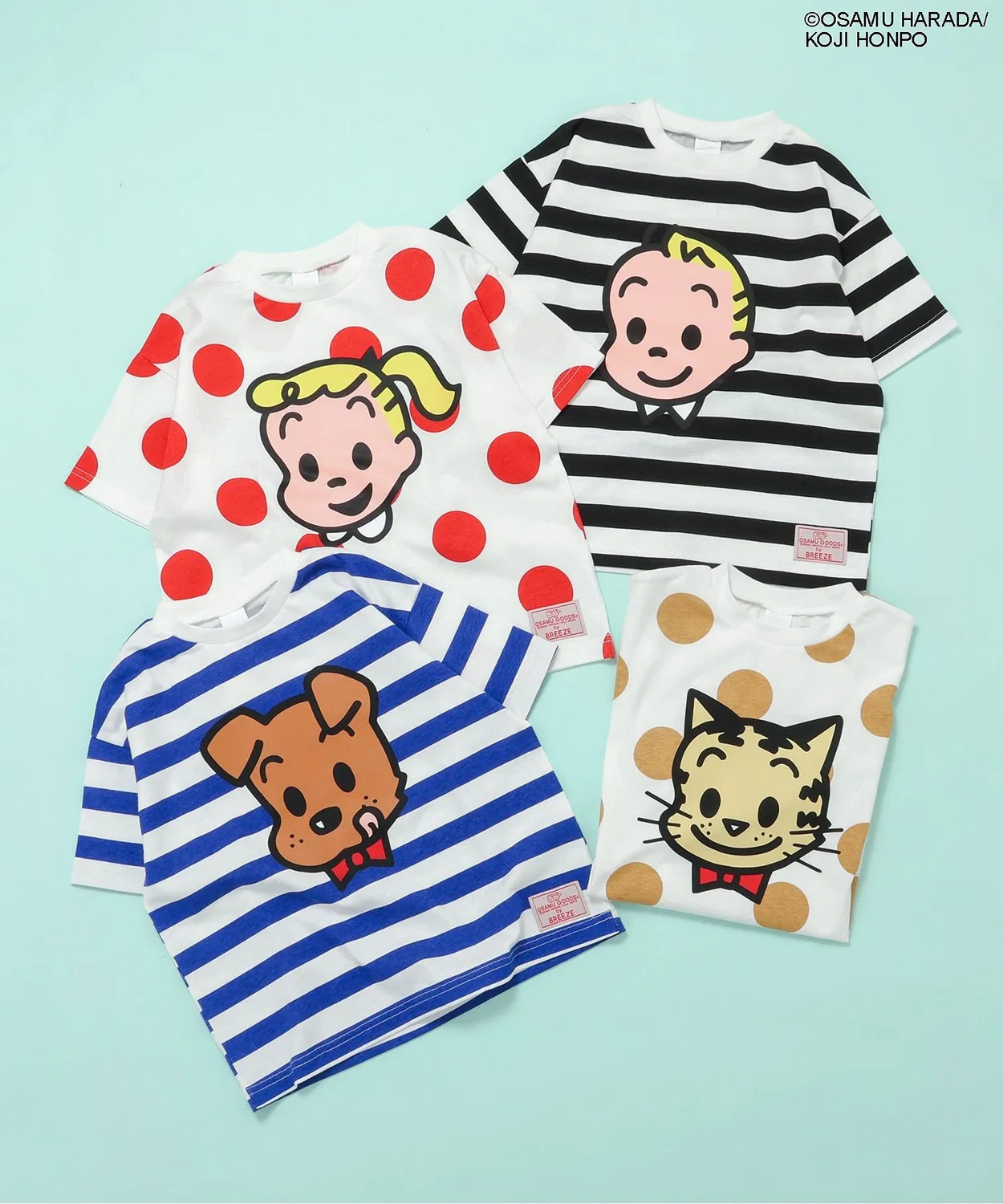 Детская футболка с принтом OSAMU GOODS, Blue — фото 2