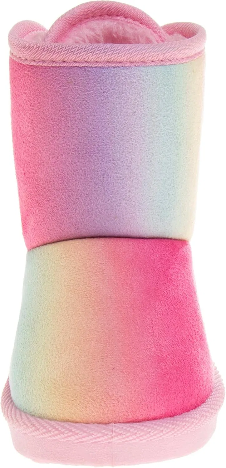 Детские зимние сапоги для девочек с мехом Josmo, Multi Pink — фото 4