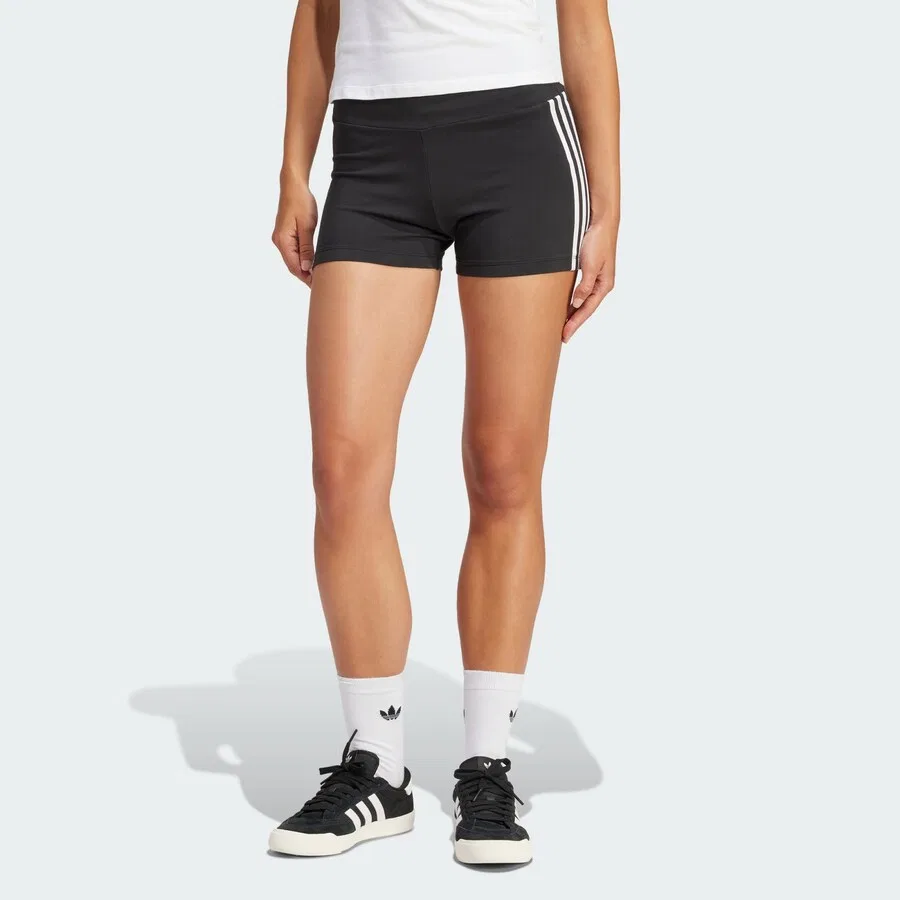 Узкие леггинсы ADIDAS ORIGINALS 'Adicolor' черного цвета — фото 2