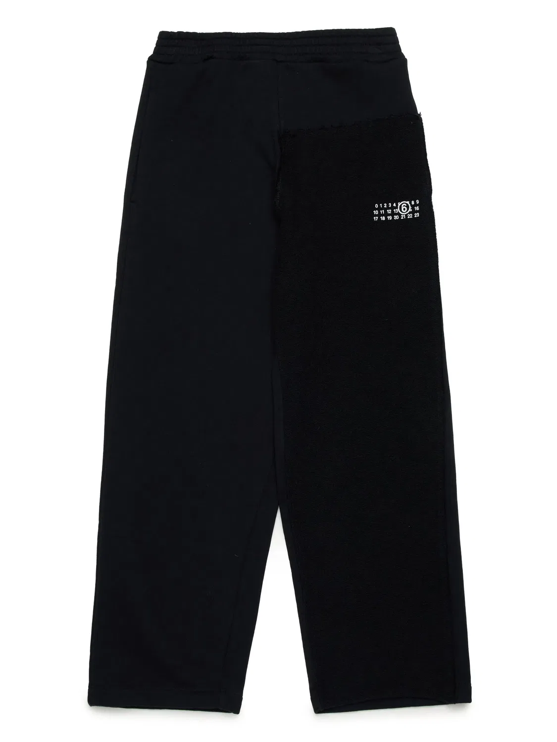 Т trousers с принтом чисел MM6 Maison Margiela, черный