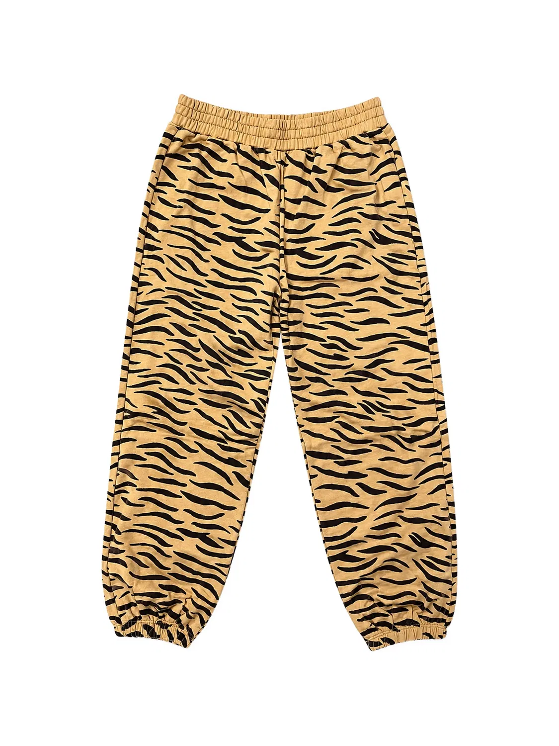 Спортивные брюки с тигровым принтом Stella Mccartney Kids, желтый