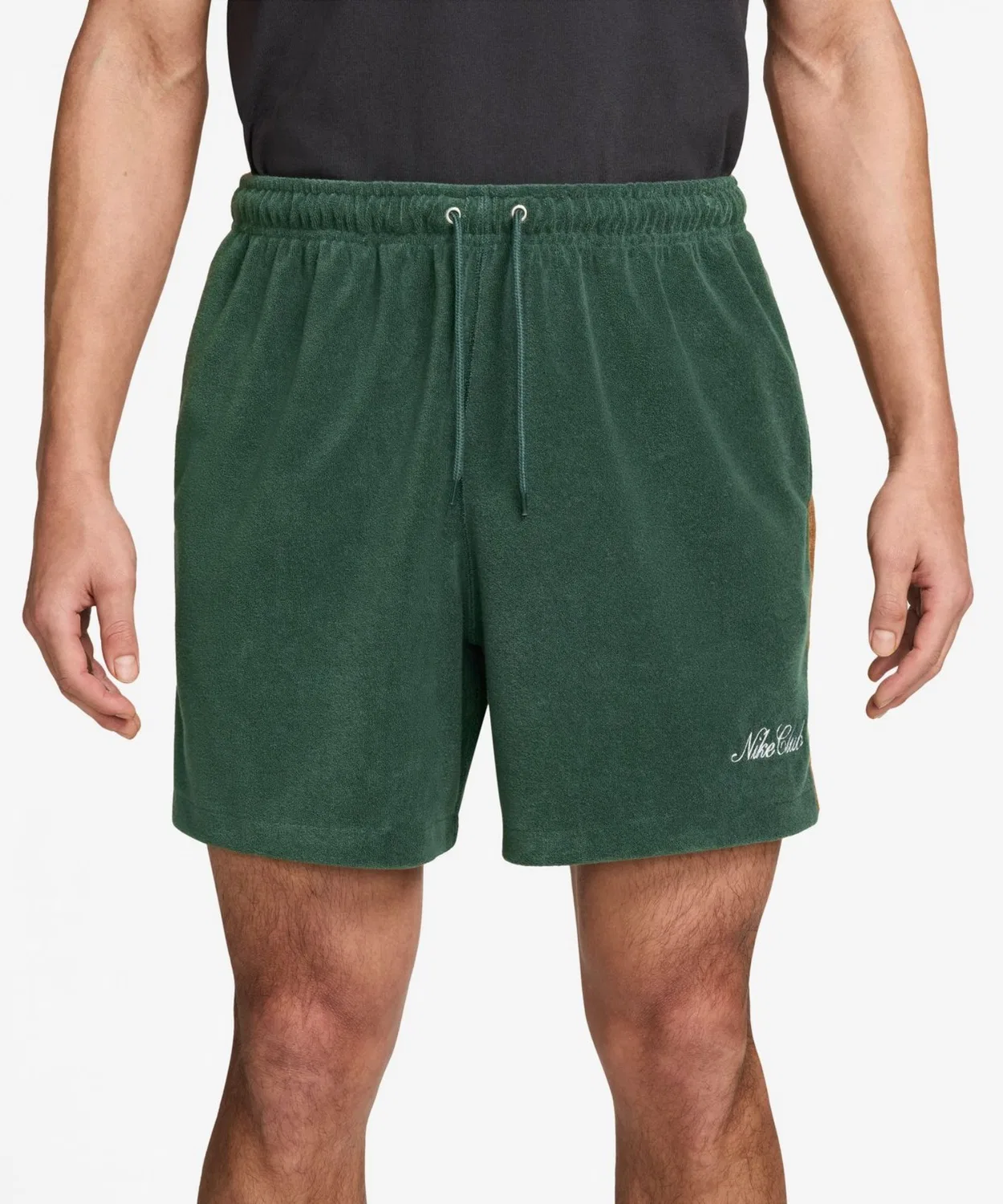 Мужские шорты из махровой ткани с вышивкой Nike Club Terry Short NCC NIKE, Army