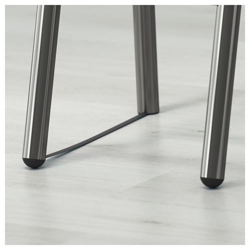 Двухъярусная кровать IKEA Svarta, 90x200 см, серебристый — фото 3