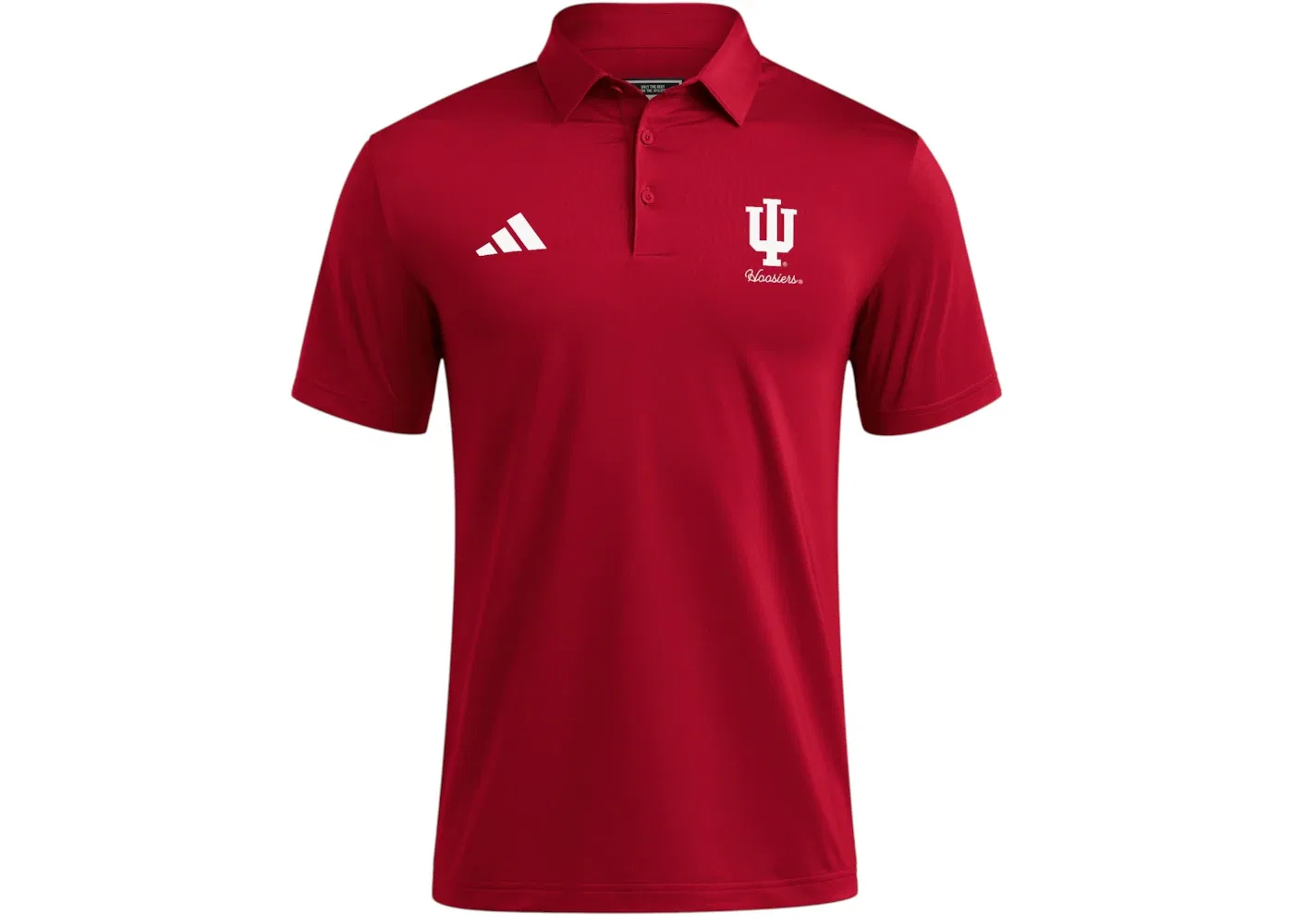 Мужское поло с принтом Hoosiers Ultimate365 Solid Adidas, цвет Team Victory Red/White/Multi