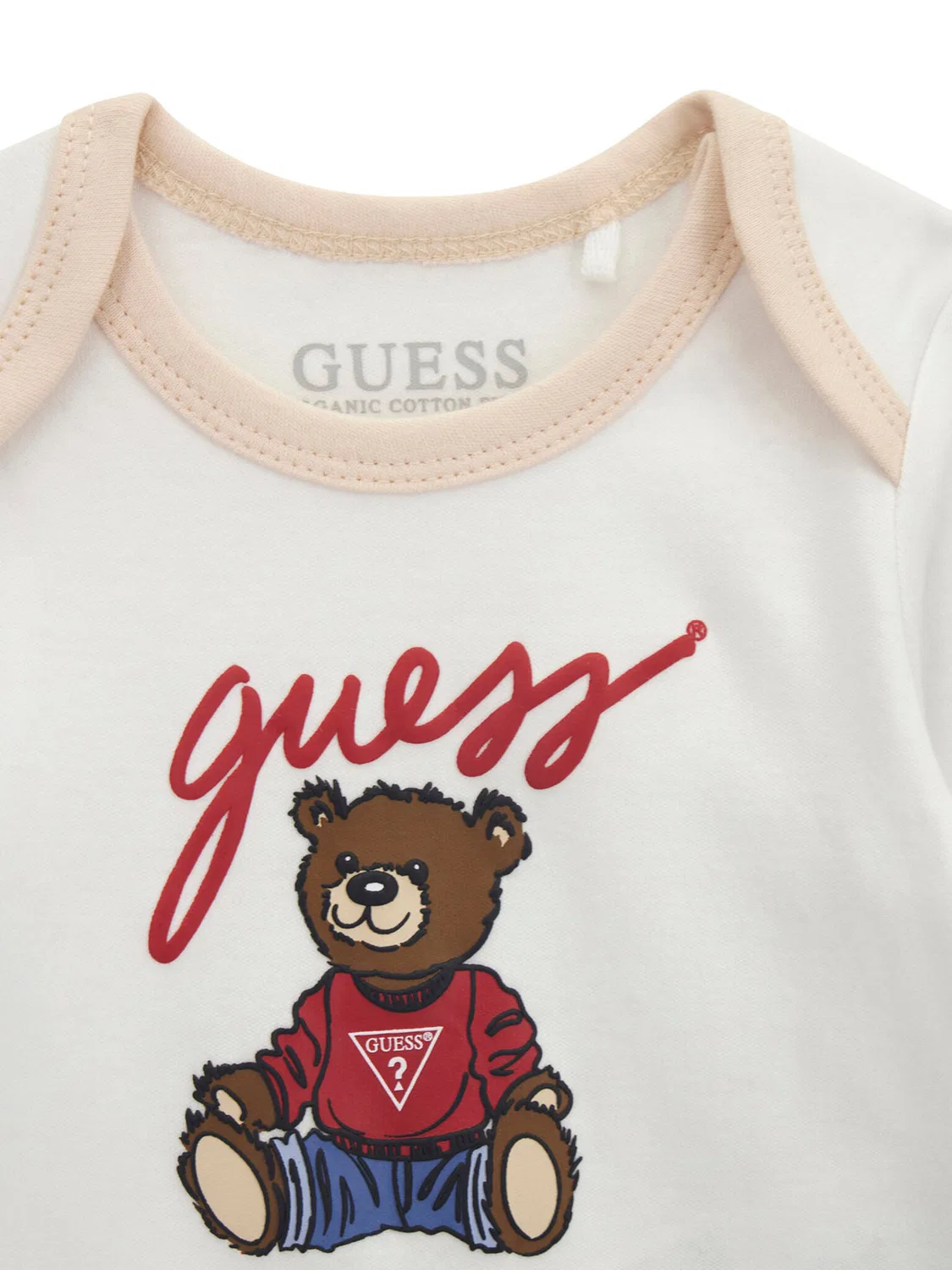 Детский комплект стандартного кроя для мальчика Guess, бежевый — фото 3