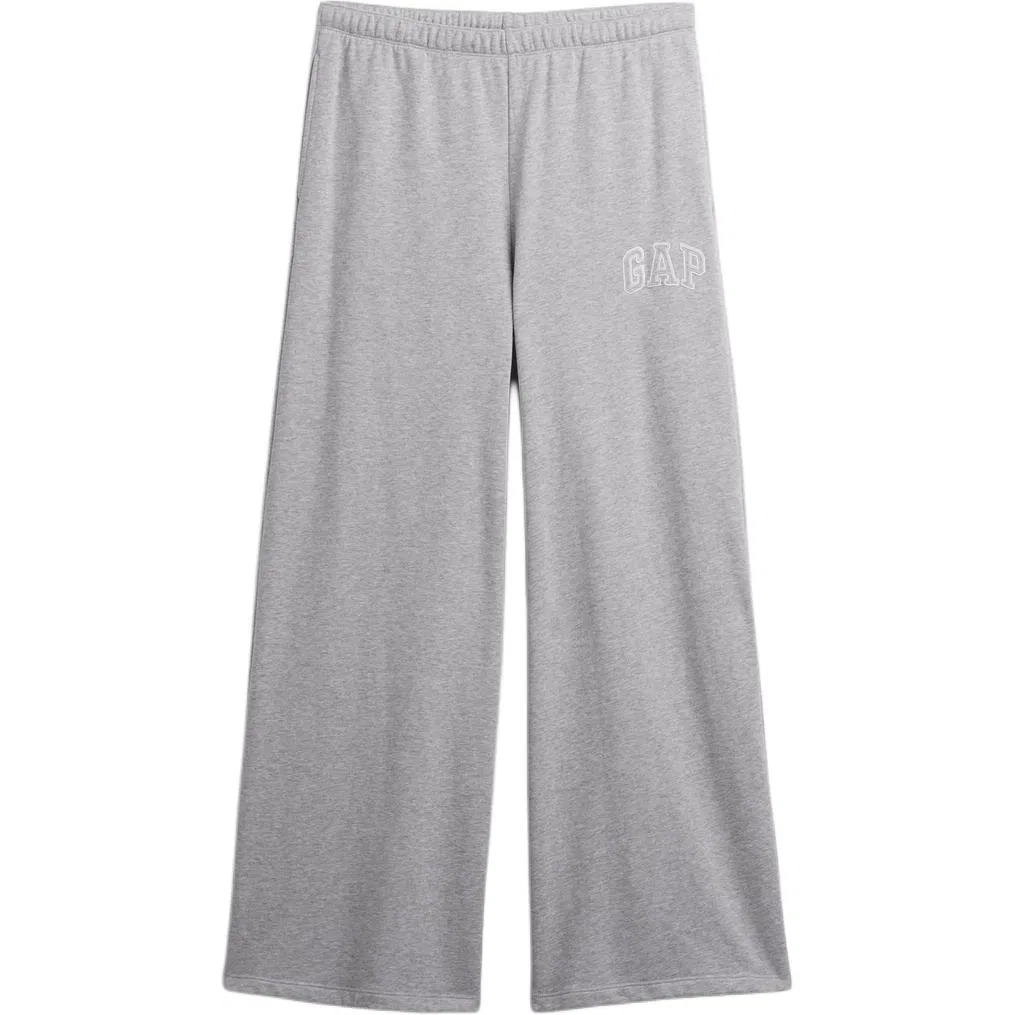 Женские брюки свободного кроя с широкой штаниной Casual Pants GAP, Beige — фото 3