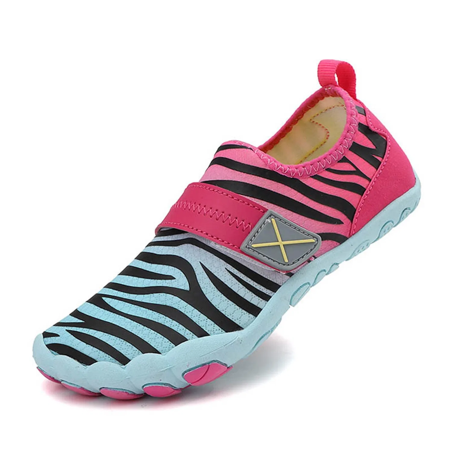 Детские кроссовки для девочек с принтом Pianta Larga Barefoot Luadnysin, Pink