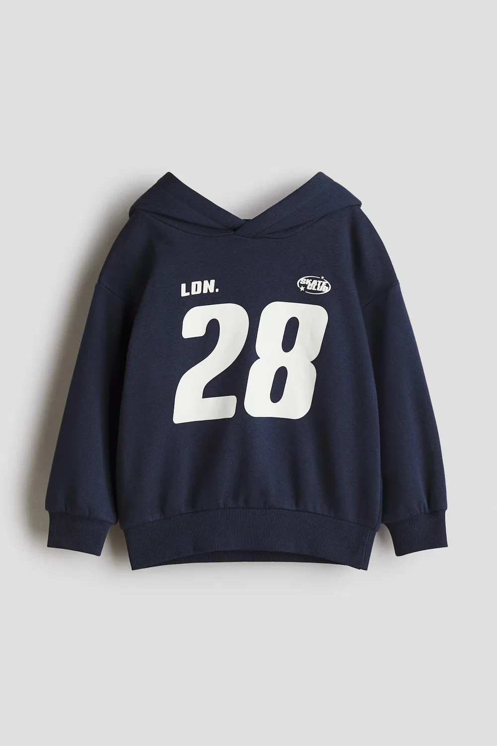 Худи с принтом H&M, Marineblau/28 — фото 4