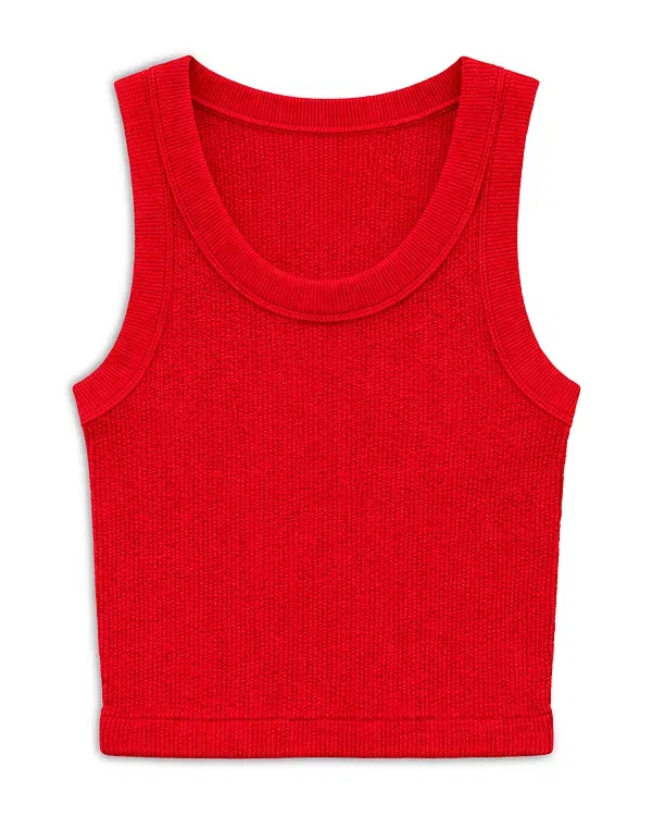 Детский топ без рукавов Astrid Racer Tank Top KatieJ NYC, Cherry Red — фото 2