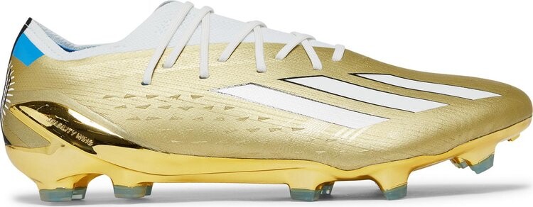 Бутсы Adidas X Speedportal Messi .1 FG 'Leyenda', золотой — фото 2