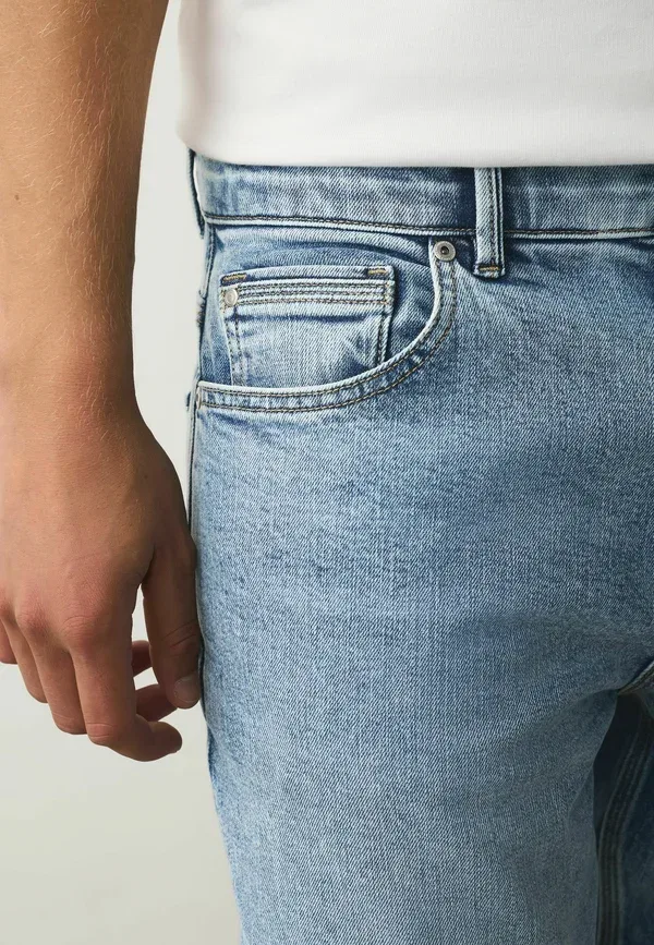 Джинсы деним Soft touch authentic jeans Next, Light blue, светло-голубой — фото 4
