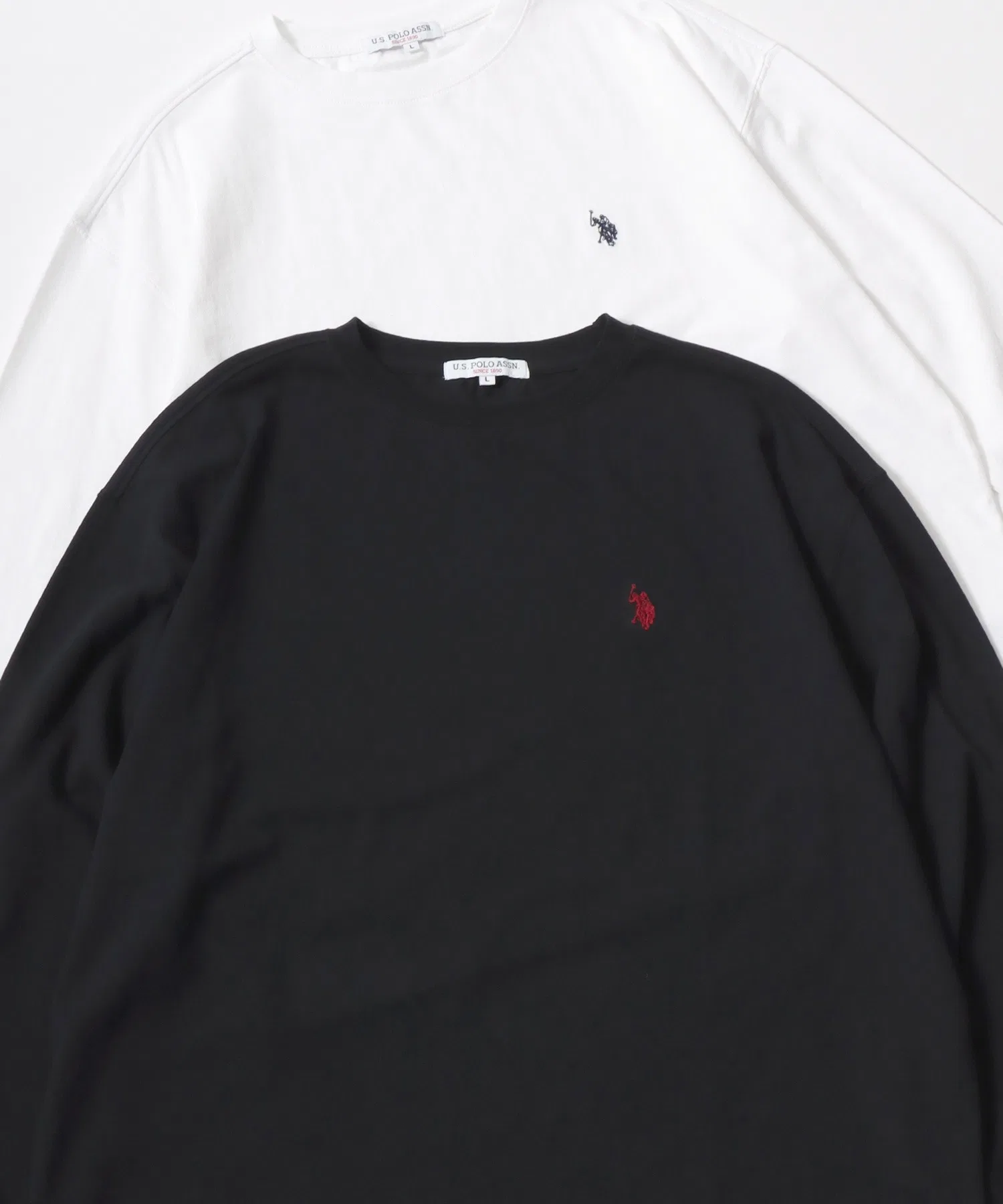 Унисекс футболка с вышивкой логотипа U.S. POLO ASSN. чёрная