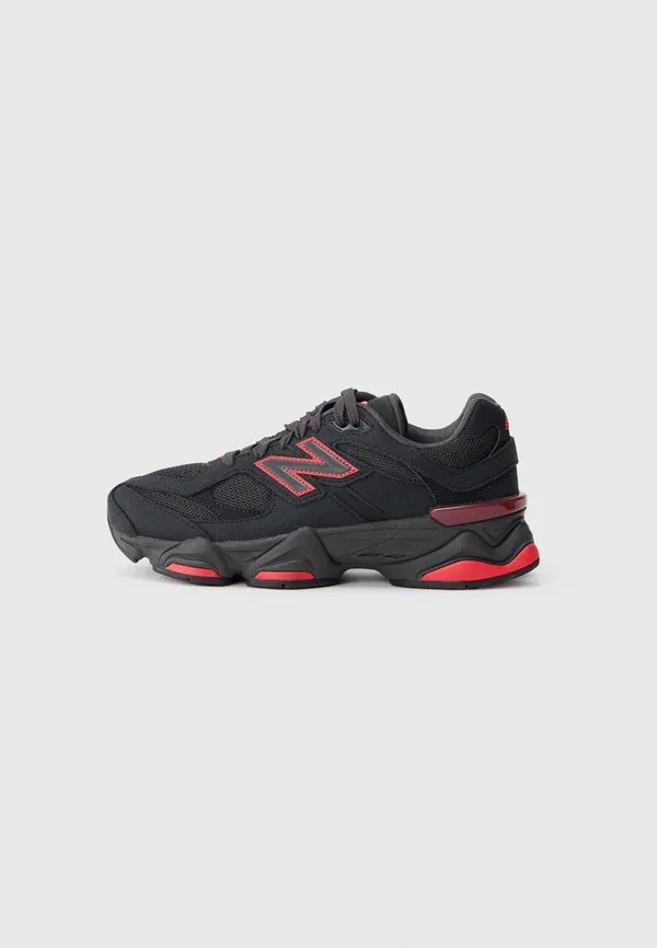 Кроссовки с imitation leather, 9060, New Balance Cement, черный