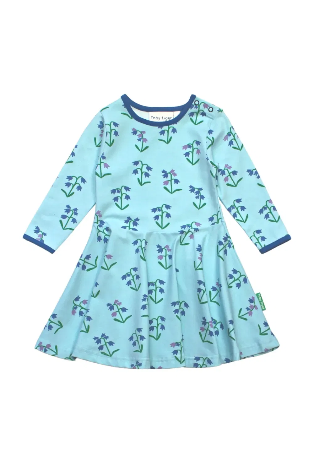Детское платье-трапеция с принтом Spring Print Toby Tiger, Multi