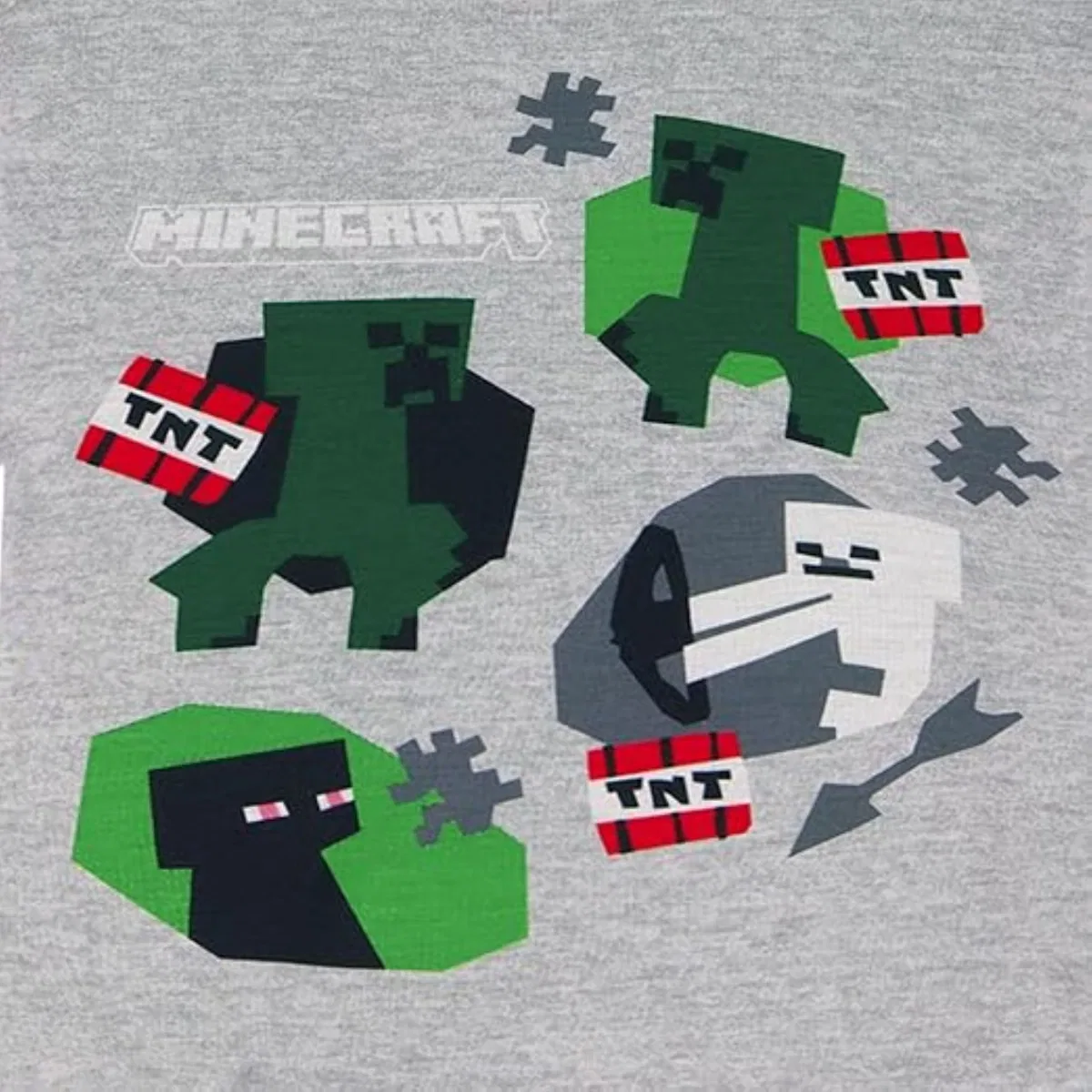 Пижамный комплект мягкий свободный Minecraft — фото 3