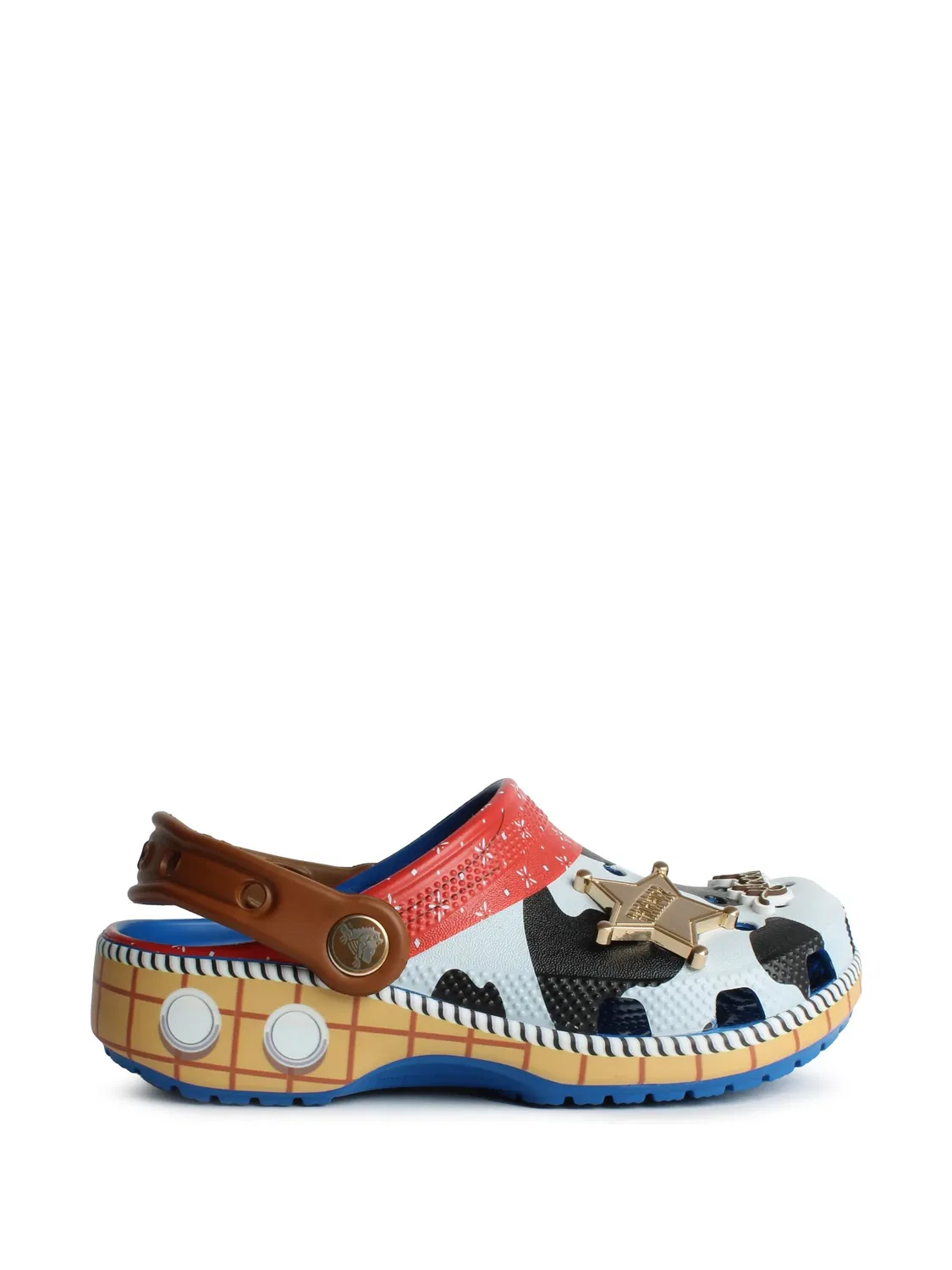Сандалии Pixar Toy Story Sheriff Woody Classic Clog из коллаборации с Disney Crocs, белый