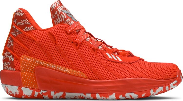 

Кроссовки Adidas Dame 7 'I Am My Own Fan - Solar Red', оранжевый