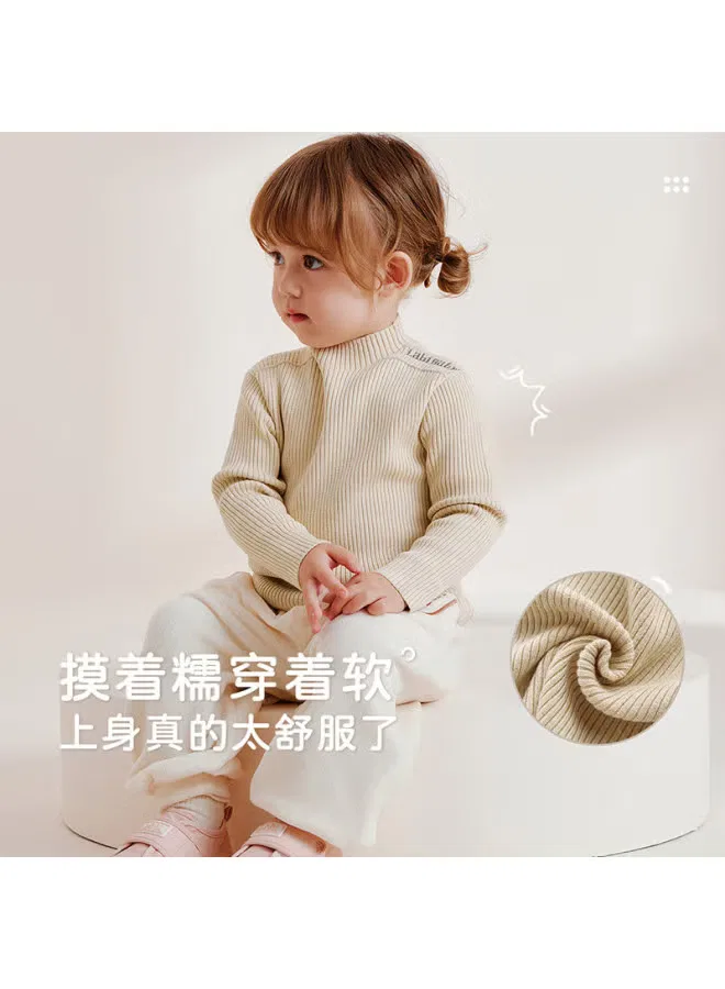 Лонгслив с высоким воротом Labi Baby, кофейный
