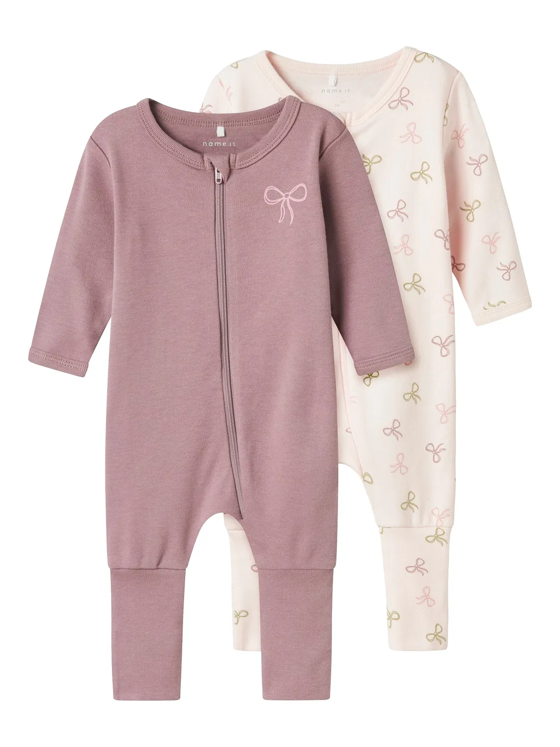 Боди-комбинезон с бантом Bow Name It, розовый