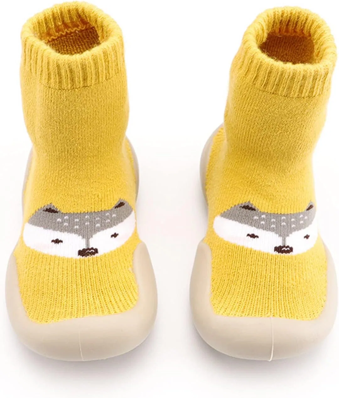 Детские кроссовки для девочек с эластичной подошвой, Yellow — фото 2