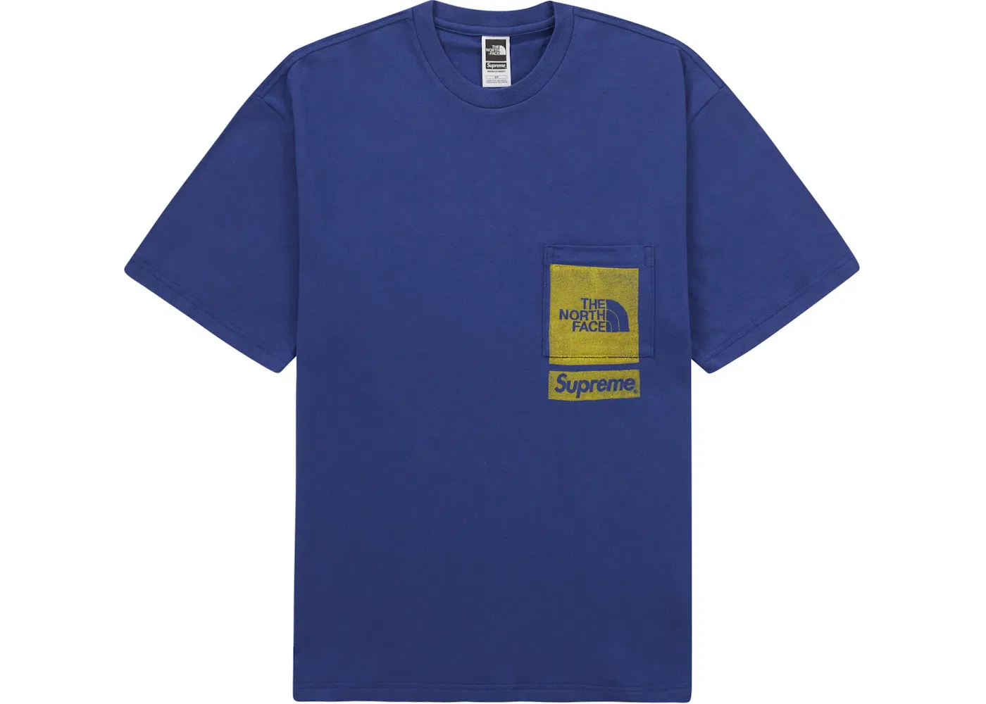 Мужская футболка с принтом Supreme The North Face, Navy
