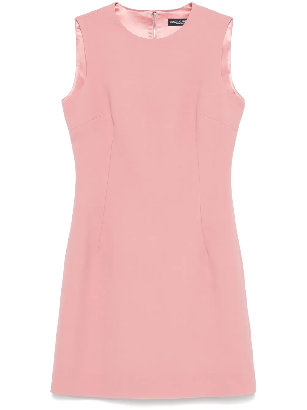 

Платье из вирджинской шерсти Dolce & Gabbana, розовый