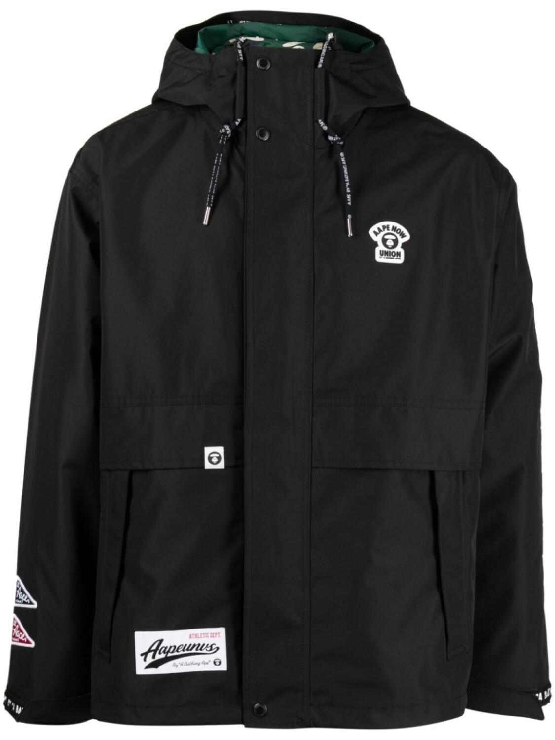 

Многослойная куртка с нашивкой-логотипом AAPE BY *A BATHING APE, черный