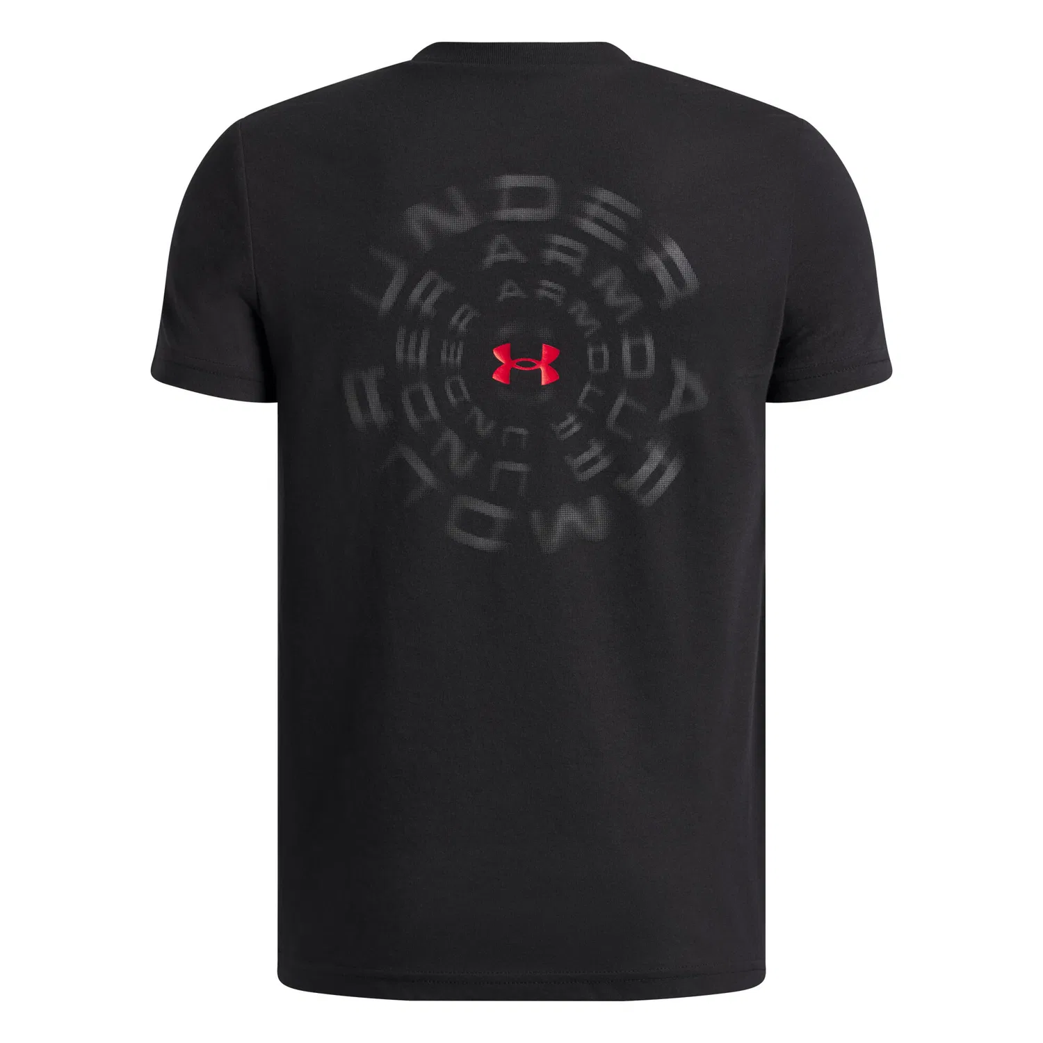 Детская футболка с принтом Under Armour, Цвет: Schwarz Rot Schwarz — фото 4