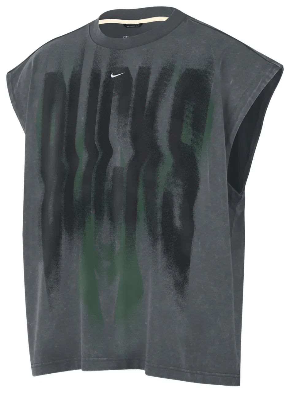 Мужская майка с влагоотводящей технологией Bucks Dri-FIT Icon Top Nike, бело-серый