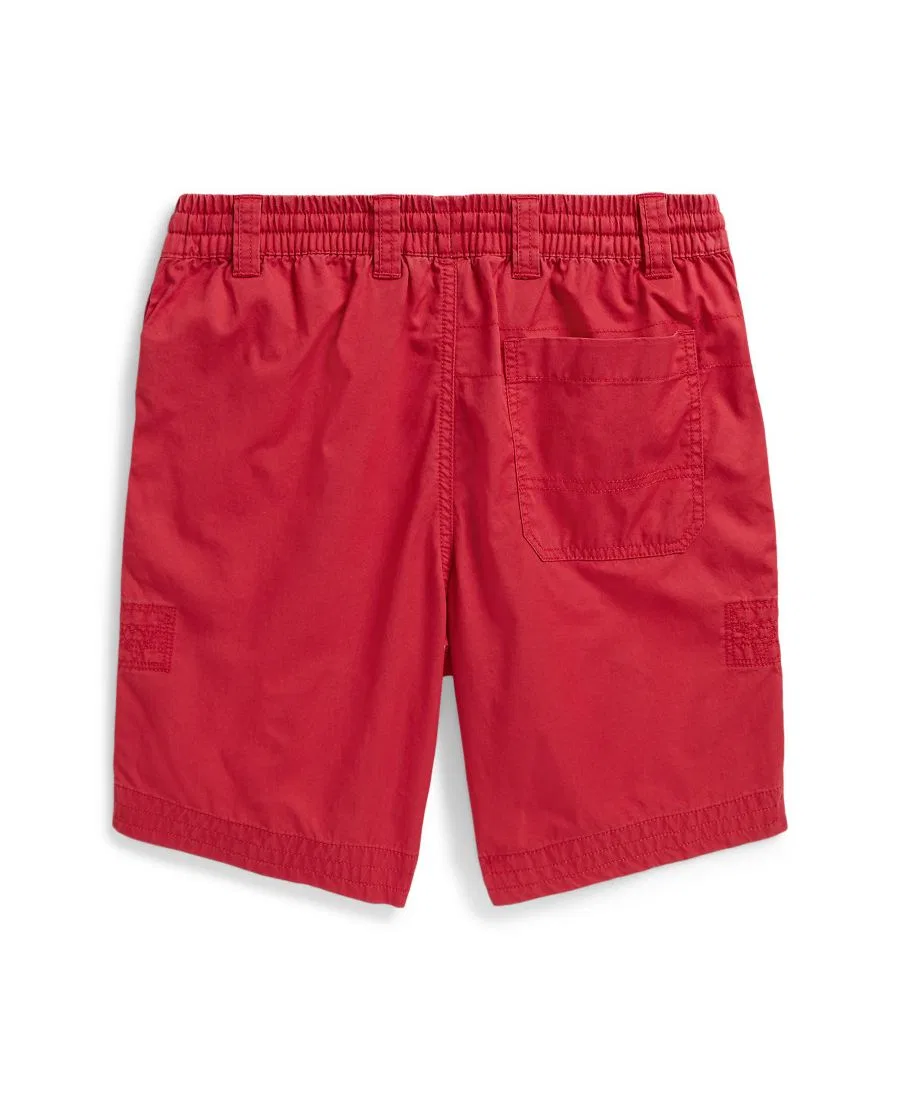 Детские шорты для мальчиков из хлопкового твила Polo Ralph Lauren, Starboard Red — фото 2