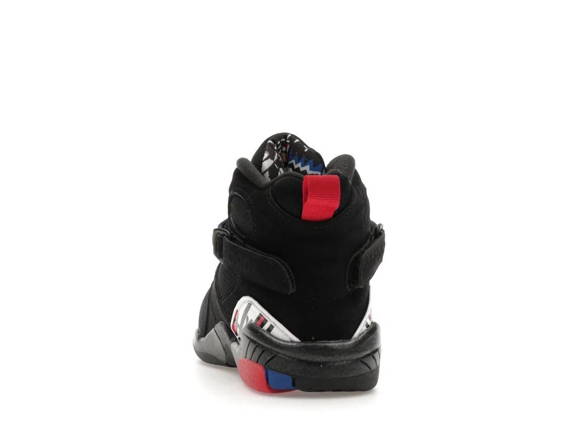 Детские кроссовки с ремешком Jordan 8 Retro Playoffs (2023) (PS) Jordan, Black/True Red/White — фото 4