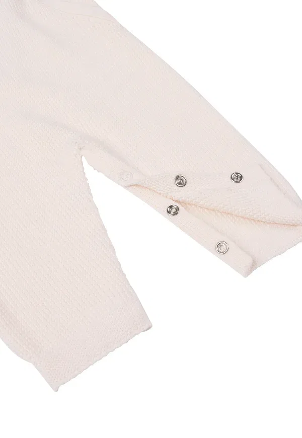 Комбинезон хлопковый Dungarees Noppies, Antique white, белый — фото 4
