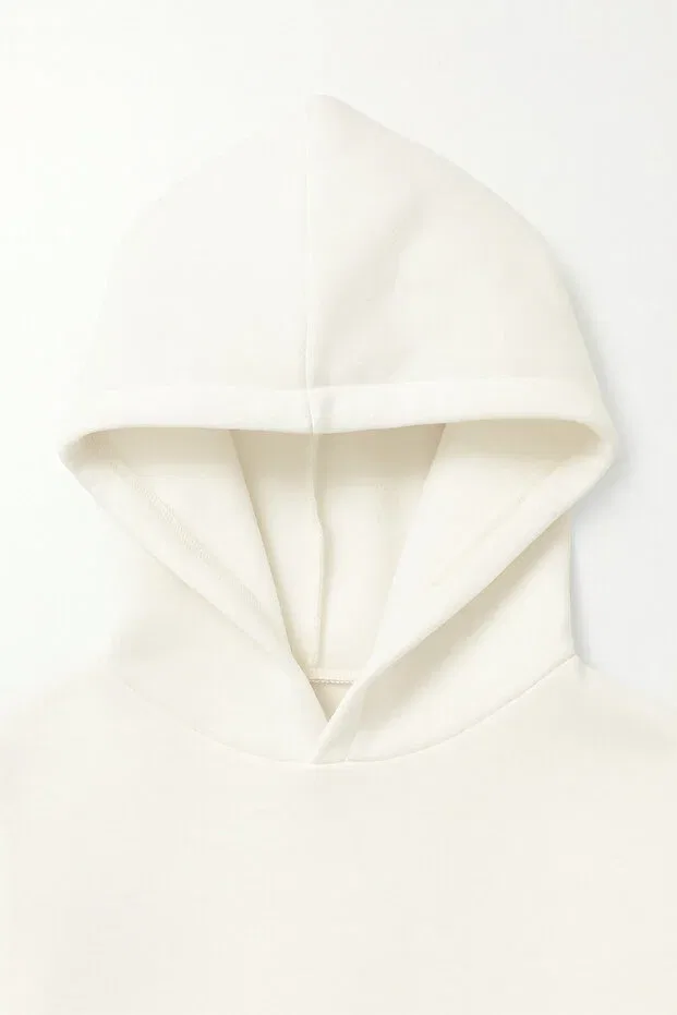 Детское для мальчиков худи с принтом Invincible printed white hooded hoodie sweatshirt Moda, White — фото 2