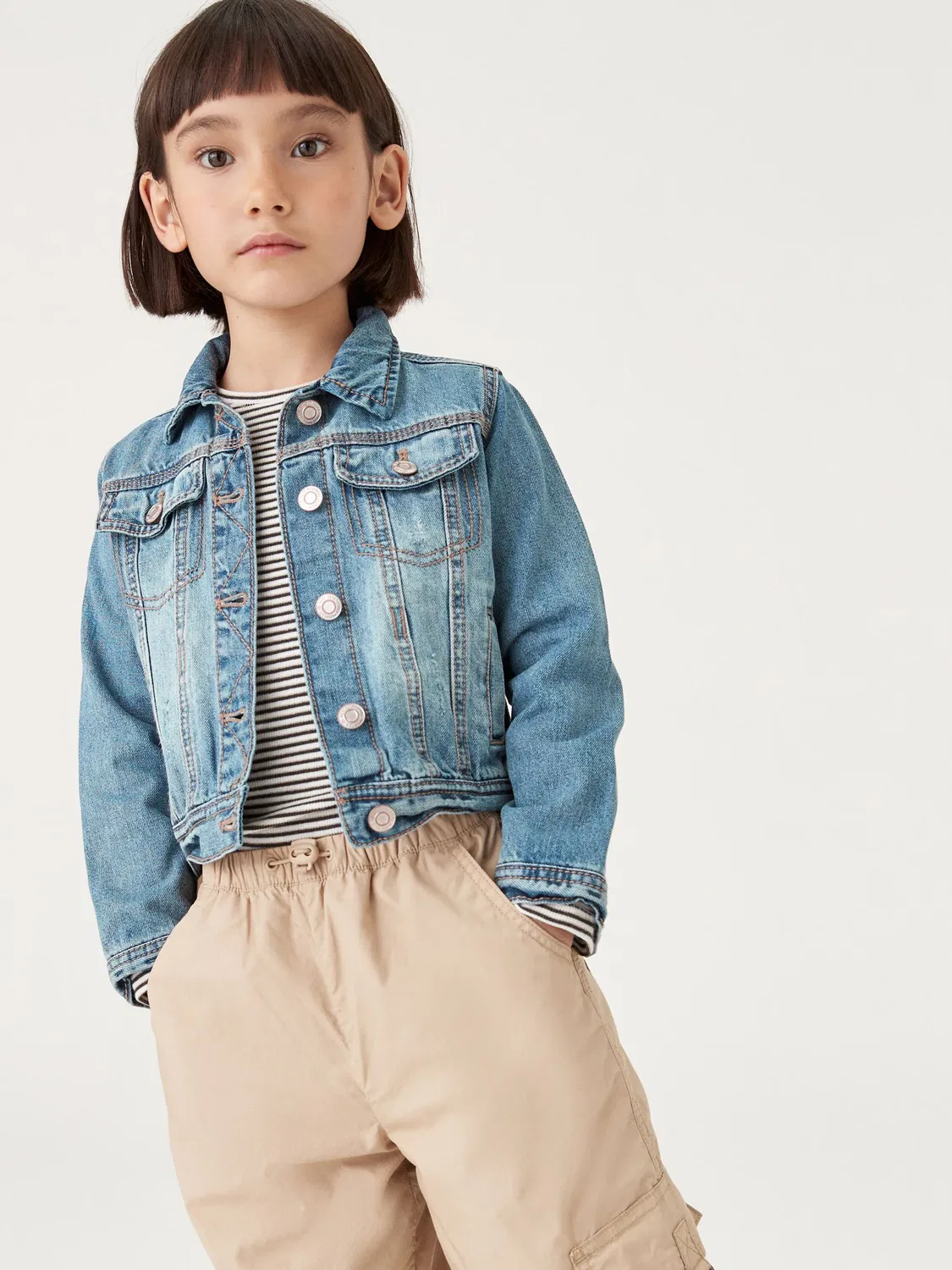 Джинсовая куртка Western Mid Blue Next, синий