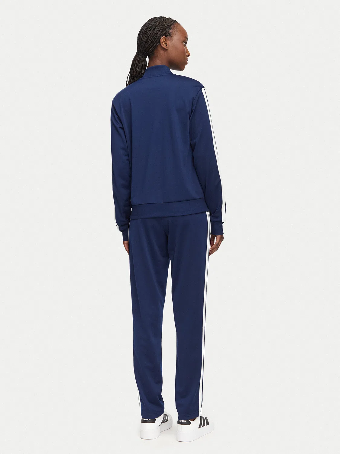 Женский спортивный костюм стандартного кроя Dayready Tracksuit Adidas, темно-синий — фото 2