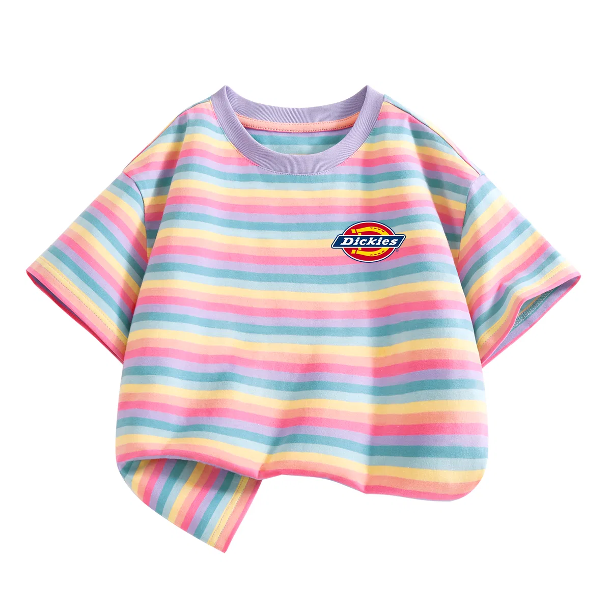 Детская футболка с круглым вырезом S Logo K Sweetheart Green Dickies, Sweetheart Green — фото 3