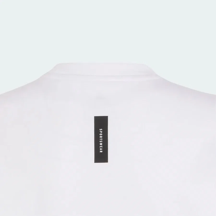 Футболка свободного кроя из 100% хлопка Z.N.E. adidas, Белый — фото 4
