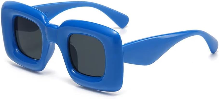 

Забавные очки в толстой оправе для вечеринок, модные солнцезащитные очки с оригинальной оправой, конфетные цвета, женские и мужские солнцезащитные очки HYYZZC, Ss08-c1