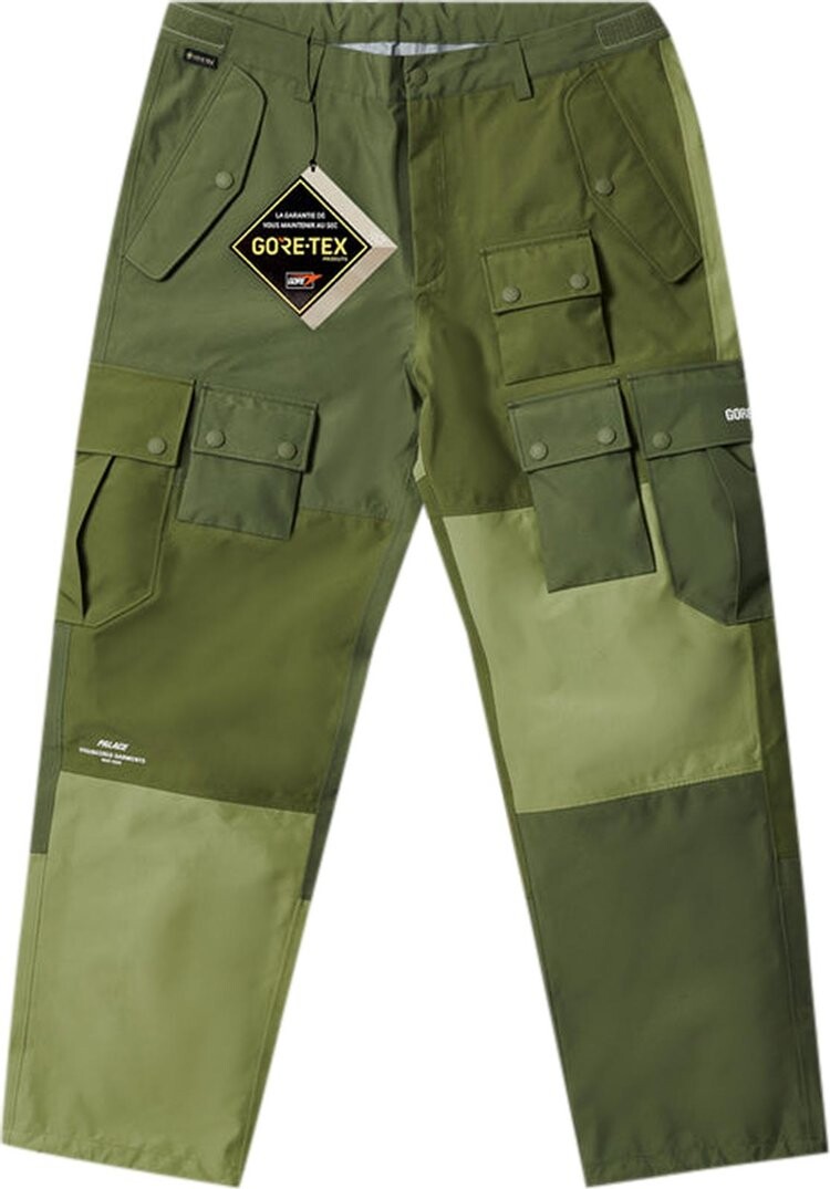 

Брюки Palace x Engineered Garments GORE-TEX FA Pant 'Olive', зеленый