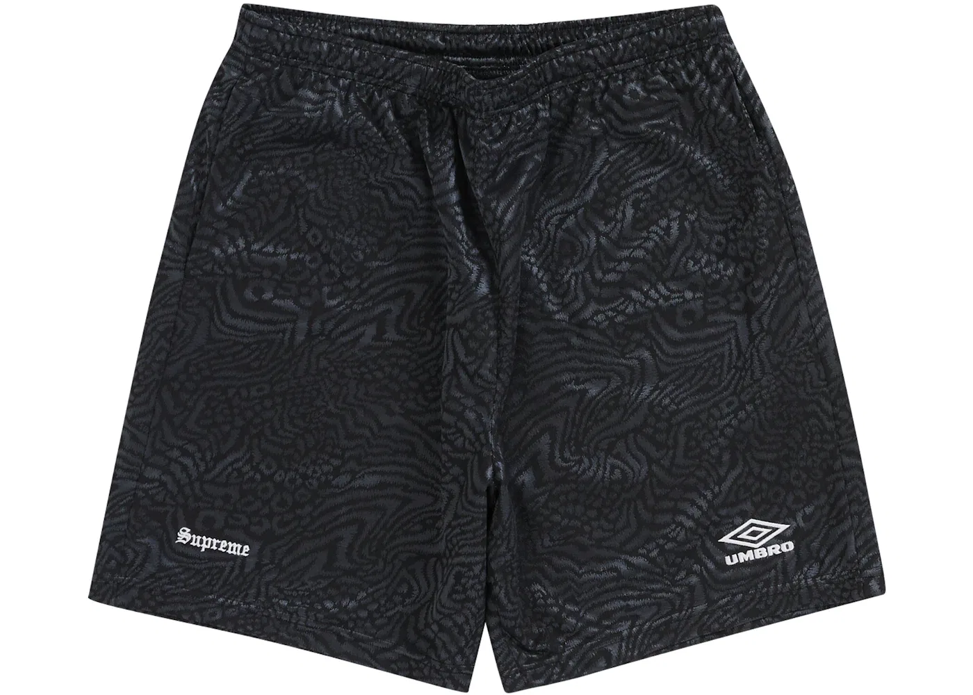 Мужские шорты с принтом Umbro Jacquard Animal Print Supreme, Black