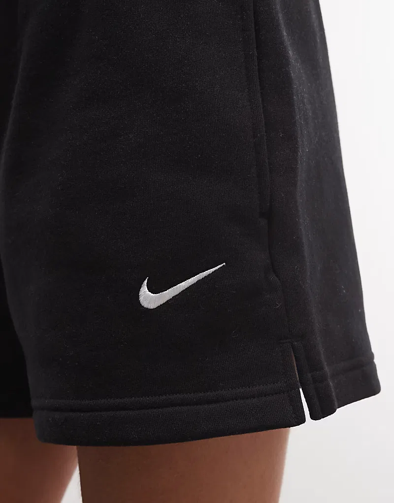 Шорты Nike Studio Fleece 4 дюйма, черный — фото 2