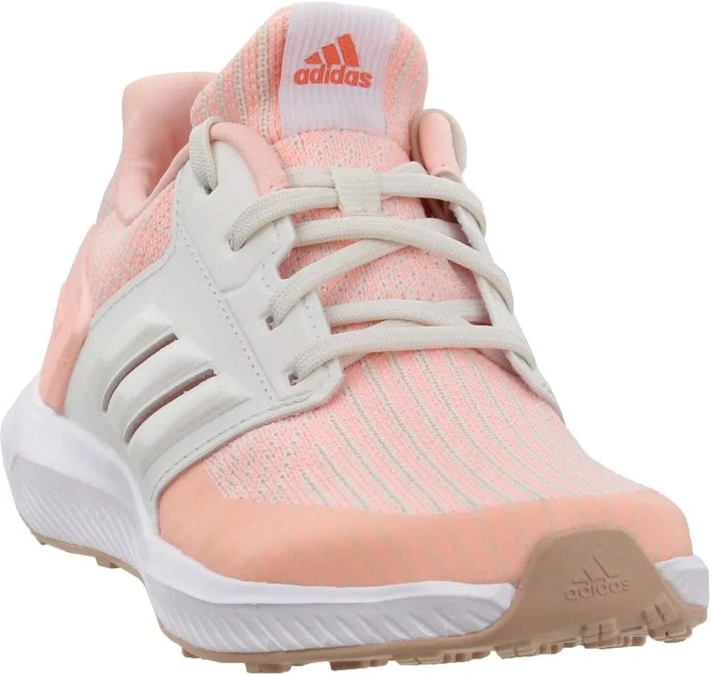 Детские кроссовки для мальчиков RapidaRun Knit adidas, Clear Orange/Cloud White/Ash Pearl — фото 2