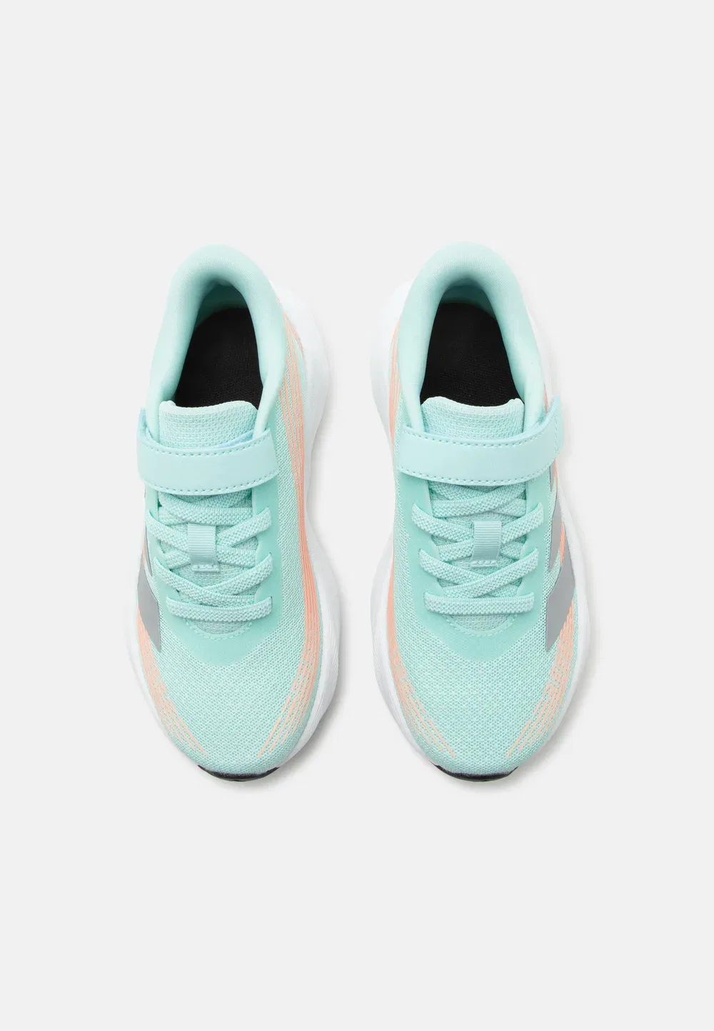Кроссовки Galaxy 8 EL C унисекс для бега по улицам Adidas Performance, Semi Flash Aqua/Tech Grey Metallic/Frozen Turbo — фото 4